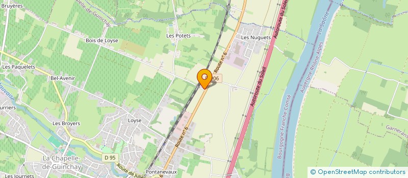 localisation de l'entreprise FOLLER RESTAURATION  LA CHAPELLE-DE-GUINCHAY