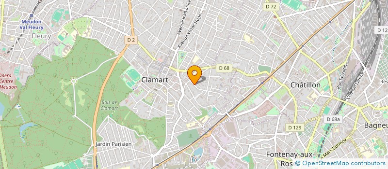 localisation de l'entreprise FOLLES EN VIE à CLAMART