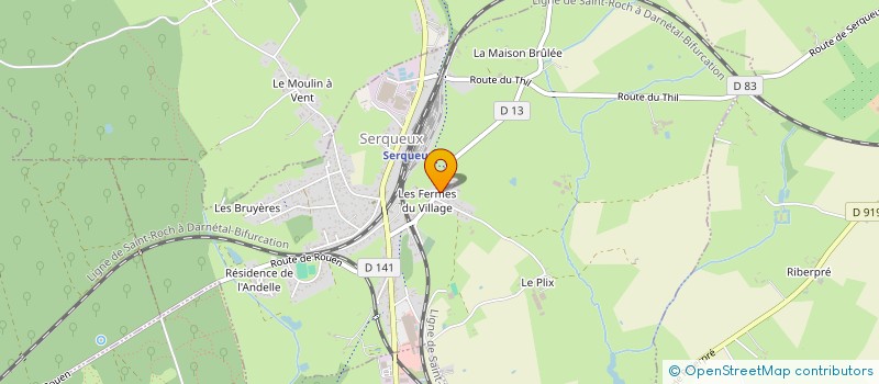 localisation de l'entreprise FOLLET-FLAUBERT  SERQUEUX