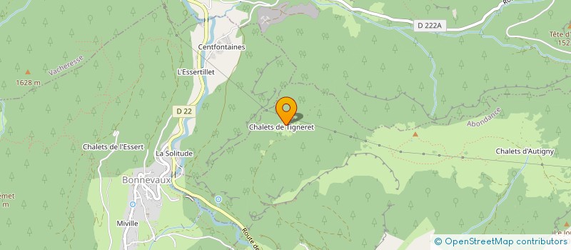 localisation de l'entreprise FOLLIET PAUL ET MARIE PIERRE  ABONDANCE