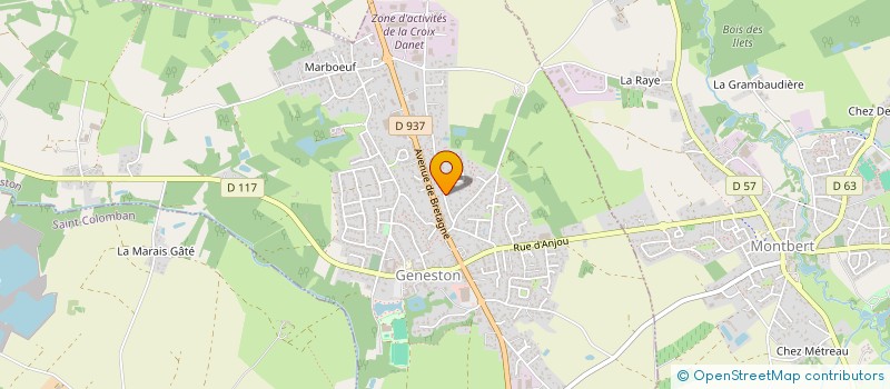 localisation de l'entreprise FOLLIOT AND CO  GENESTON