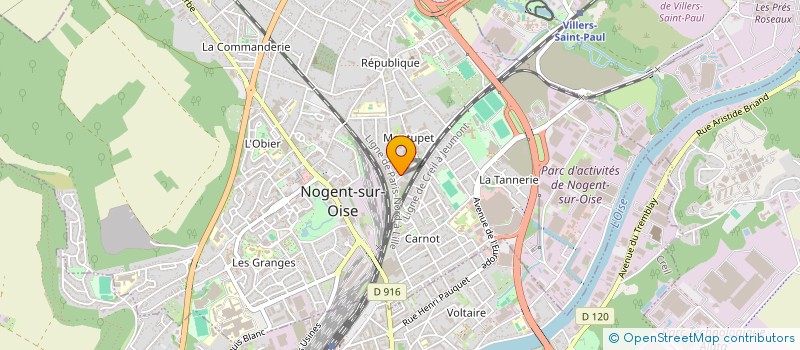 localisation de l'entreprise FOLLIOT REMAZEILLES  NOGENT-SUR-OISE