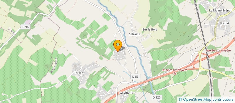 localisation de l'entreprise FOLLIUM 16 à SAINT-SATURNIN