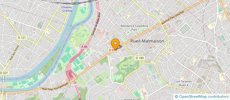 localisation de l'entreprise FOLLOW UP à RUEIL-MALMAISON