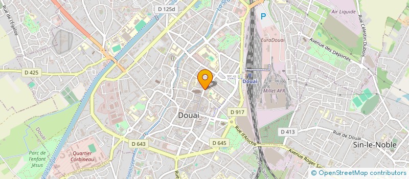 localisation de l'entreprise FOLLOW US à DOUAI