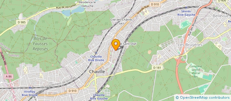 localisation de l'entreprise FOLLOWE à CHAVILLE