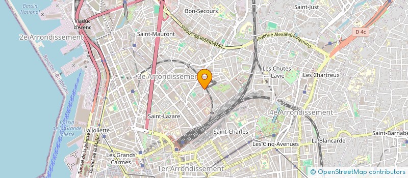 localisation de l'entreprise FOLLUT BILEN INDIVISION  MARSEILLE