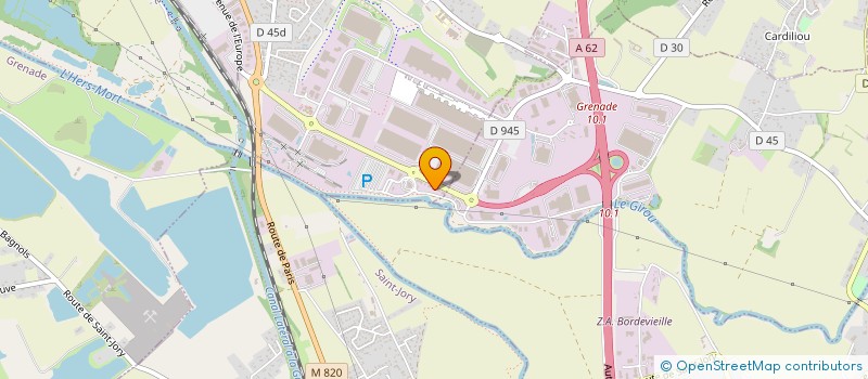 localisation de l'entreprise FOLTEX à CASTELNAU-D'ESTRETEFONDS