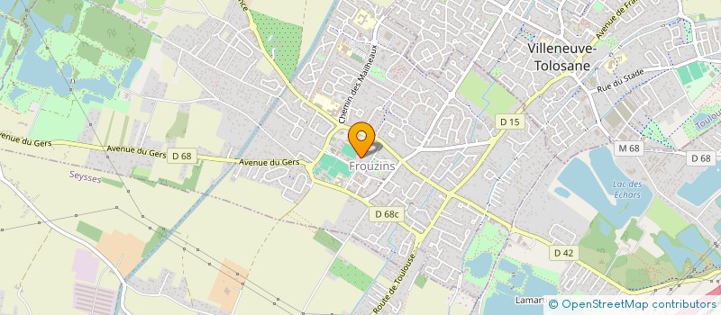 localisation de l'entreprise FOLTRAN  FROUZINS