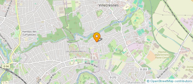 localisation de l'entreprise FOM  VILLECRESNES