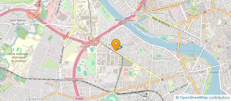 localisation de l'entreprise FOMAS INTERIM à TOULOUSE