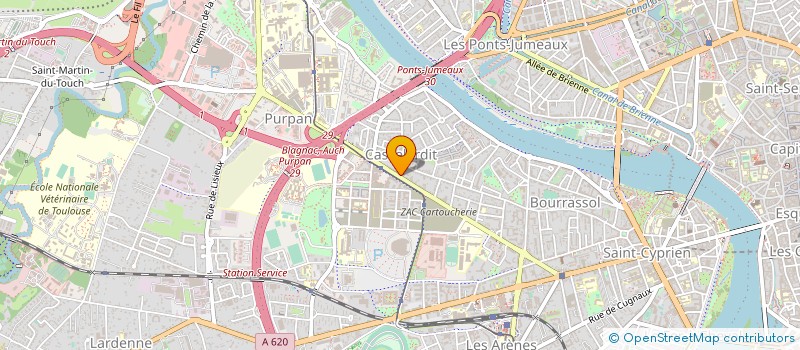 localisation de l'entreprise FOMAS SUD à TOULOUSE