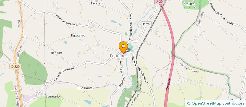 localisation de l'entreprise FOMBAUDOU  BELFORT-DU-QUERCY