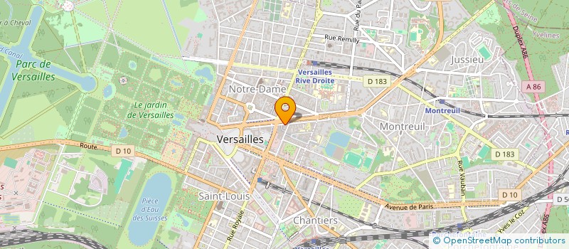 localisation de l'entreprise FOMBI VERSAILLES à VERSAILLES