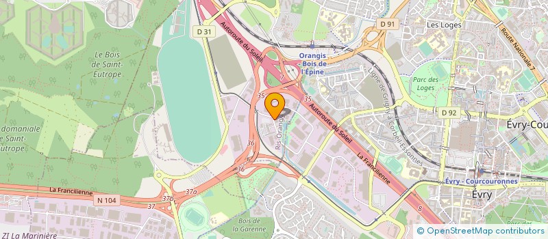localisation de l'entreprise FOMBO SPORT INTERNATIONAL à RIS-ORANGIS