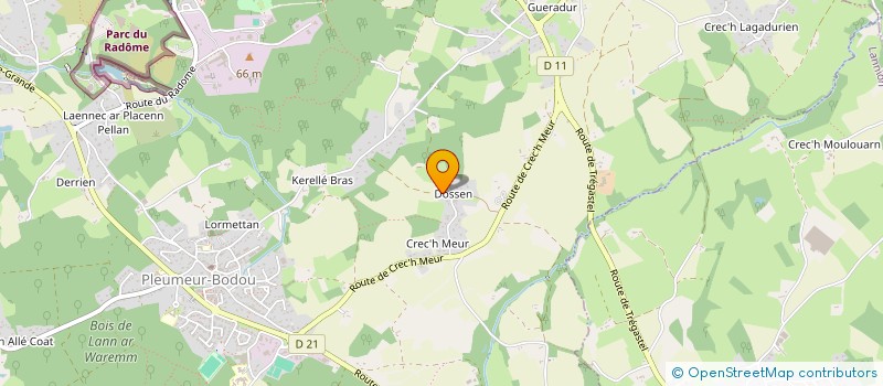 localisation de l'entreprise FOMEL TP  PLEUMEUR-BODOU