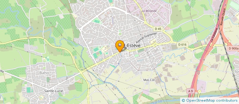 localisation de l'entreprise FOMENT ESTEVENENC  ST ESTEVE