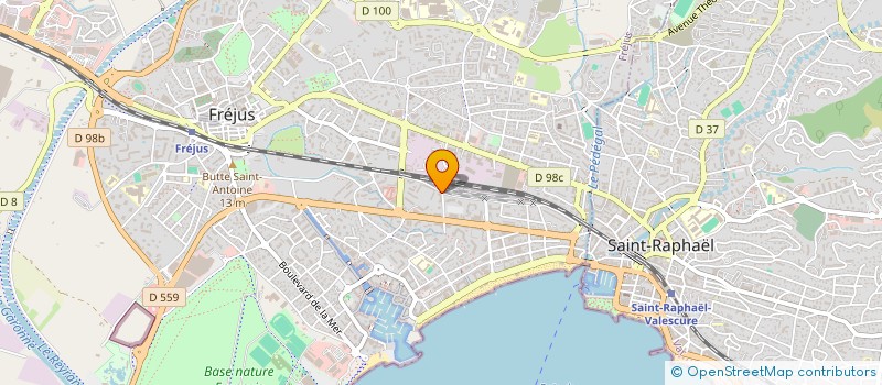 localisation de l'entreprise FOMH à FREJUS