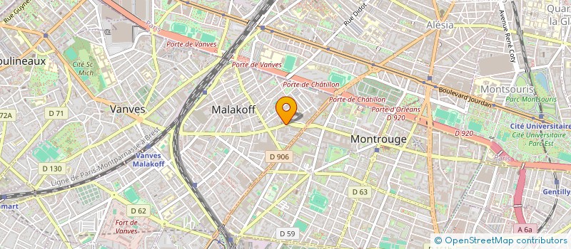 localisation de l'entreprise FOMMA  MALAKOFF
