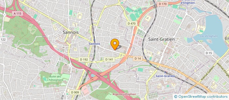 localisation de l'entreprise FON BAT SERVICES  SANNOIS