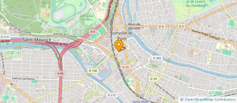 localisation de l'entreprise FONA  JOINVILLE-LE-PONT