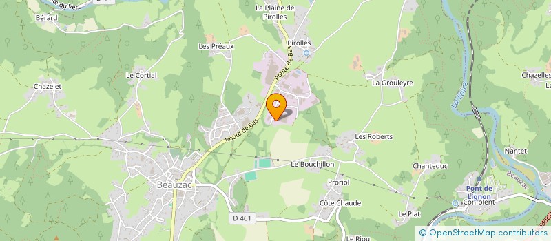 localisation de l'entreprise FONBO  BEAUZAC