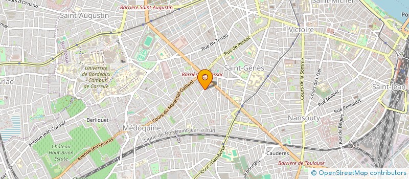 localisation de l'entreprise FONC IMMO  LIGNAN-DE-BORDEAUX