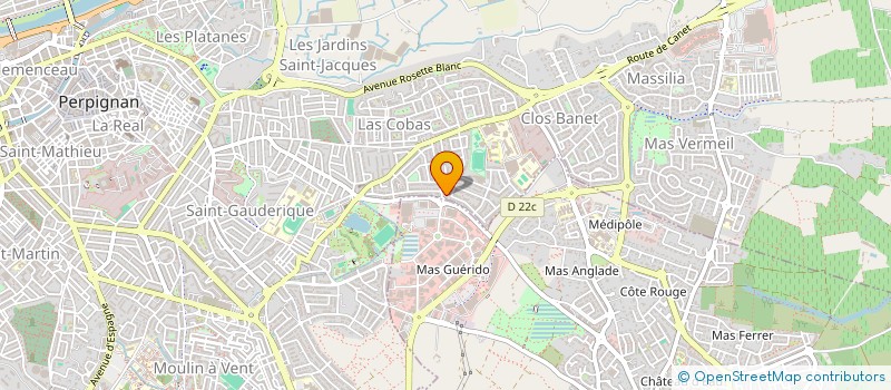 localisation de l'entreprise FONCE MARCEL !  PERPIGNAN