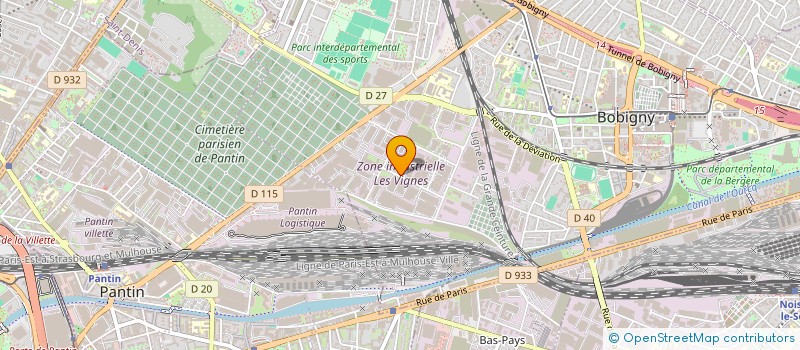 localisation de l'entreprise FONCEDALLE à BOBIGNY
