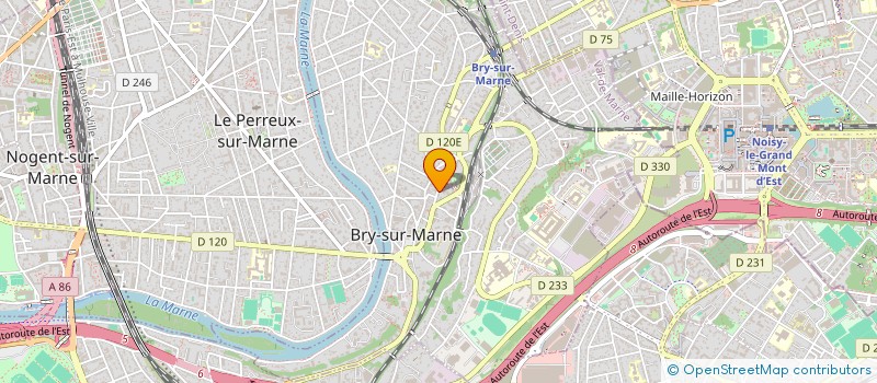 localisation de l'entreprise FONCI'RS  BRY-SUR-MARNE