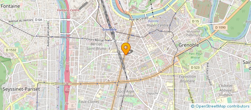 localisation de l'entreprise FONCIA AGDA  GRENOBLE