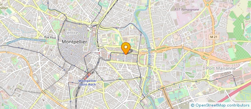 localisation de l'entreprise FONCIA AGENCE AZUR à MONTPELLIER