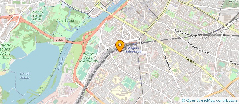 localisation de l'entreprise FONCIA ANJOU MAINE à ANGERS