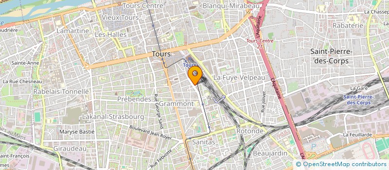 localisation de l'entreprise FONCIA CENTRE VAL DE LOIRE  TOURS