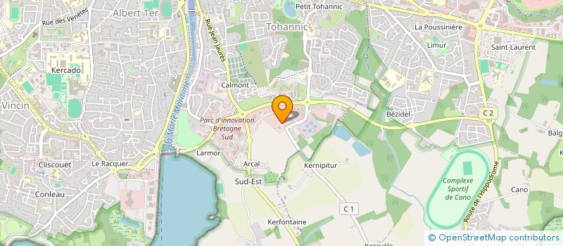 localisation de l'entreprise FONCIA MORBIHAN à VANNES