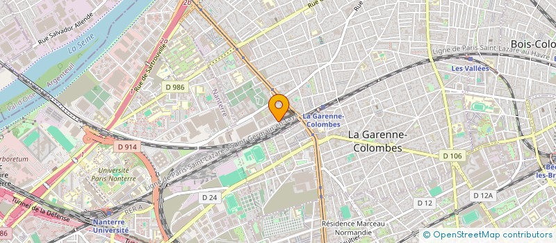 localisation de l'entreprise FONCIA SEINE OUEST à COLOMBES