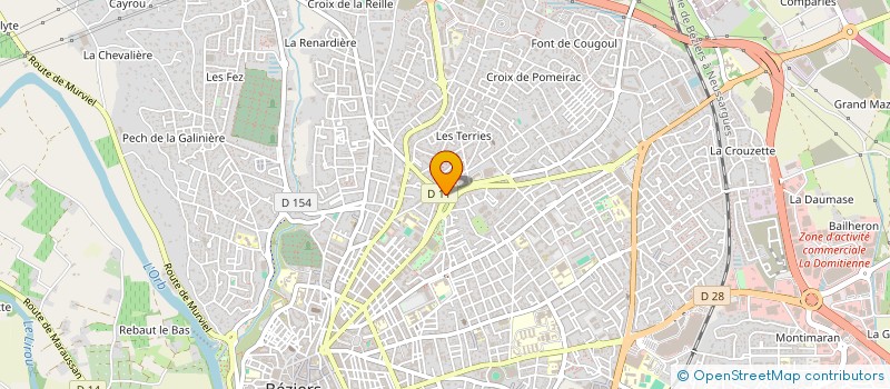 localisation de l'entreprise FONCIA TERRE OCCITANE  BEZIERS