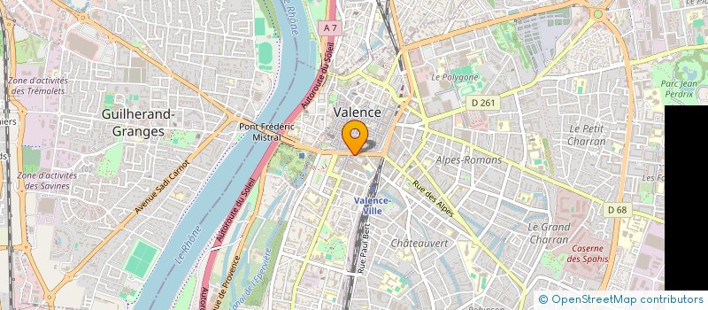 localisation de l'entreprise FONCIA VALLEE DU RHONE  ALIXAN