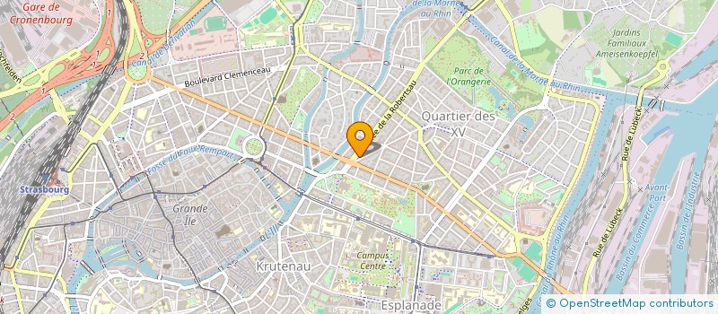 localisation de l'entreprise FONCIBAIL à STRASBOURG