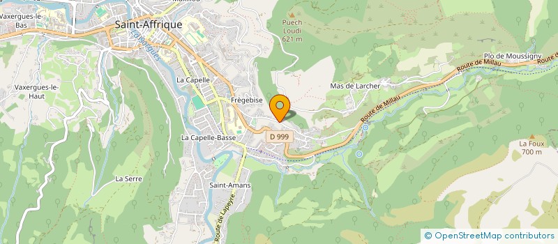 localisation de l'entreprise FONCIBRO  SAINT-AFFRIQUE