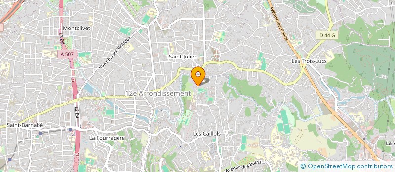 localisation de l'entreprise FONCIER-AZUR à MARSEILLE