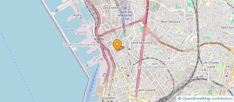 localisation de l'entreprise FONCIER BOURRELY à MARSEILLE