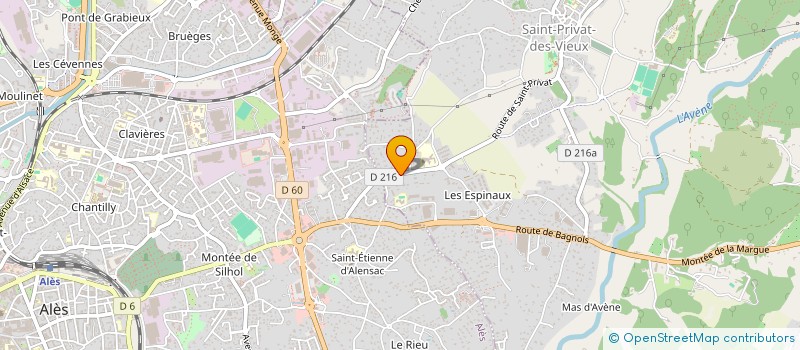 localisation de l'entreprise FONCIER COTE SUD  ALES