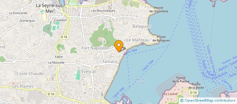 localisation de l'entreprise FONCIER DEVELOPPEMENT à LA SEYNE-SUR-MER