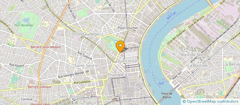 localisation de l'entreprise FONCIER ET PATRIMOINE PPJ à BORDEAUX