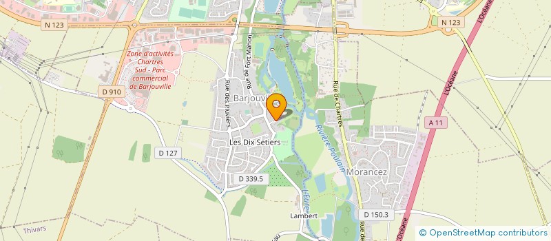 localisation de l'entreprise FONCIER IMMO 28 à LEVES