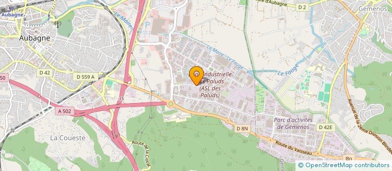 localisation de l'entreprise FONCIER - IMMOBILIER - INVESTISSEMENT à AUBAGNE