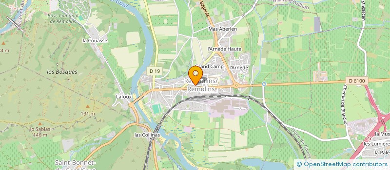 localisation de l'entreprise FONCIER INVESTISSEMENT ET MARKETING  REMOULINS