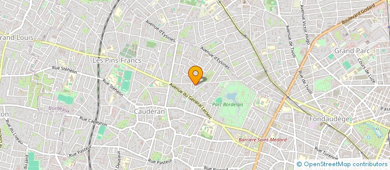 localisation de l'entreprise FONCIER PARTNER à BORDEAUX