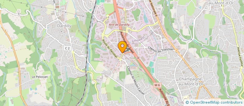 localisation de l'entreprise FONCIERE 1 PLS 20  DARDILLY